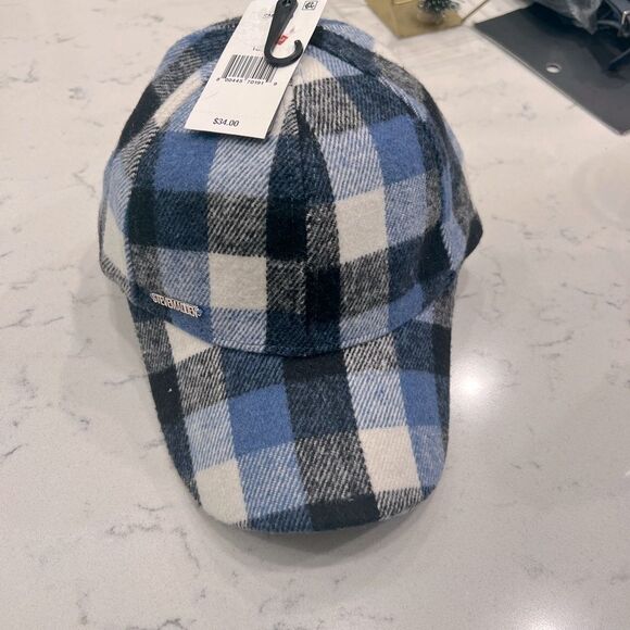 NWT I.N.C International Concepts Women’s Leopard Print Wool Blend Beret blue - Picture 4 of 6